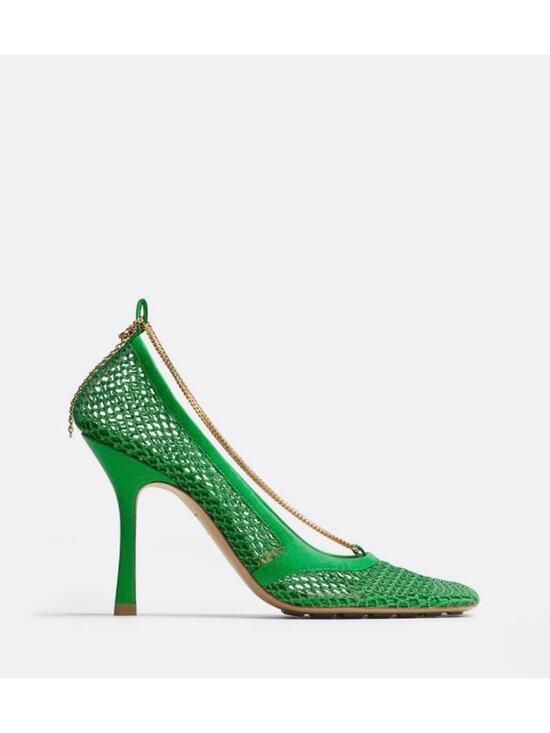 Bottega Veneta Shoes - 6866 - Bottega Veneta Mesh Square-Toe Pumps - Size 36 - NIB